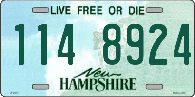 NH license plate 1148924