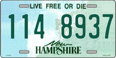 NH license plate 1148937