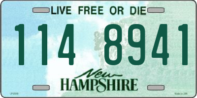NH license plate 1148941