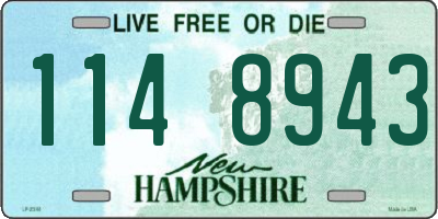 NH license plate 1148943