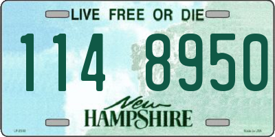 NH license plate 1148950