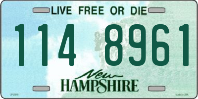 NH license plate 1148961