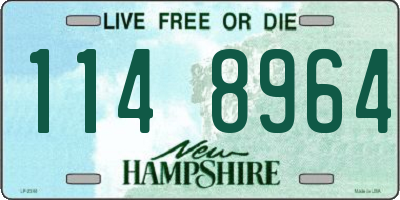 NH license plate 1148964