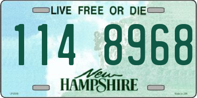 NH license plate 1148968