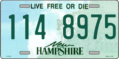 NH license plate 1148975