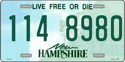 NH license plate 1148980