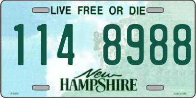 NH license plate 1148988