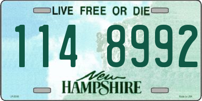 NH license plate 1148992