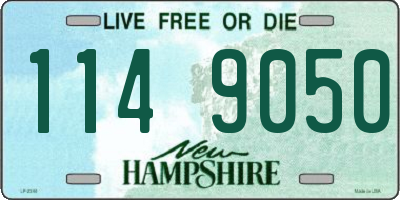 NH license plate 1149050