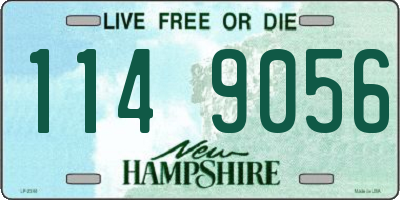 NH license plate 1149056