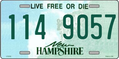 NH license plate 1149057