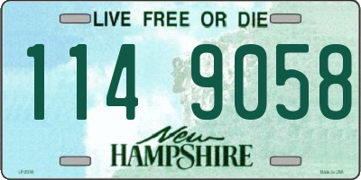 NH license plate 1149058