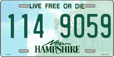 NH license plate 1149059