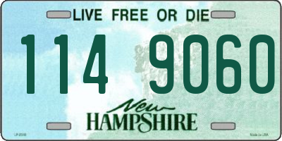NH license plate 1149060