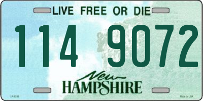 NH license plate 1149072