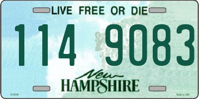 NH license plate 1149083