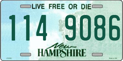 NH license plate 1149086