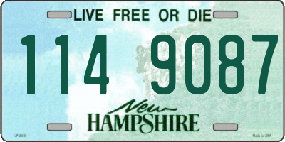 NH license plate 1149087