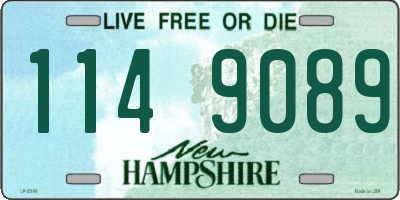 NH license plate 1149089