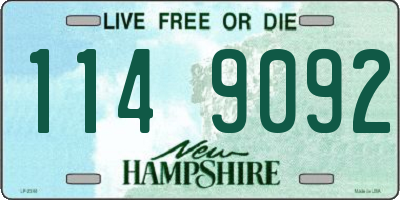 NH license plate 1149092