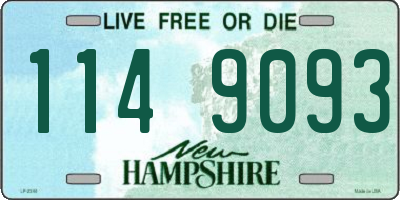 NH license plate 1149093