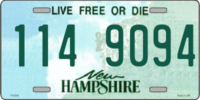 NH license plate 1149094