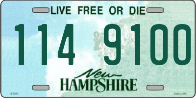 NH license plate 1149100