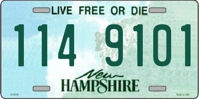 NH license plate 1149101