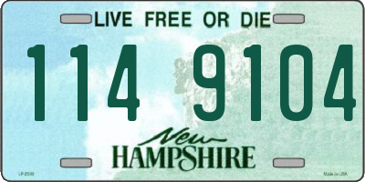 NH license plate 1149104