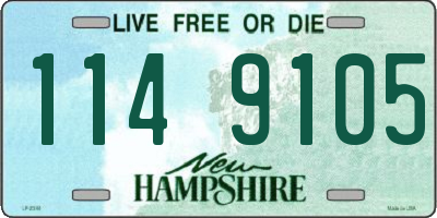 NH license plate 1149105