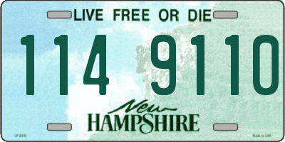 NH license plate 1149110