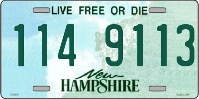 NH license plate 1149113