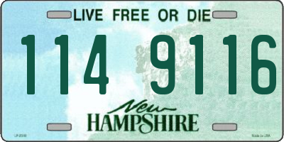 NH license plate 1149116