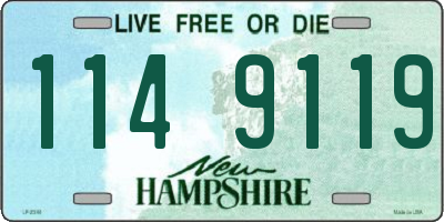 NH license plate 1149119