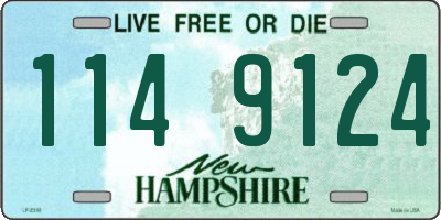 NH license plate 1149124