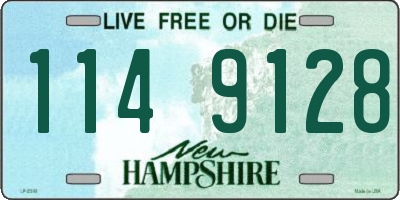 NH license plate 1149128