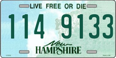 NH license plate 1149133