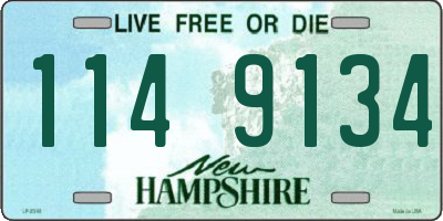 NH license plate 1149134