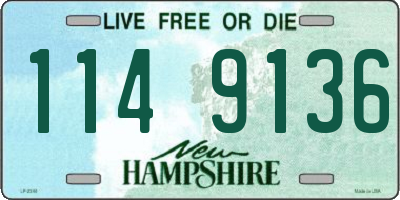 NH license plate 1149136