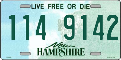 NH license plate 1149142