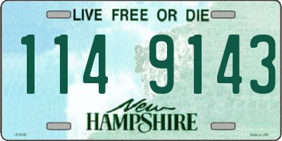 NH license plate 1149143