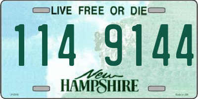 NH license plate 1149144