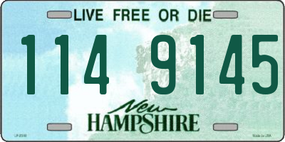NH license plate 1149145