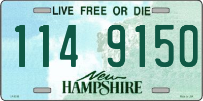 NH license plate 1149150