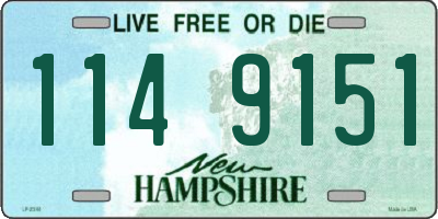 NH license plate 1149151