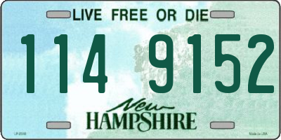 NH license plate 1149152