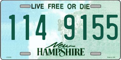 NH license plate 1149155