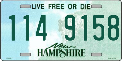NH license plate 1149158