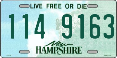 NH license plate 1149163