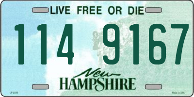 NH license plate 1149167